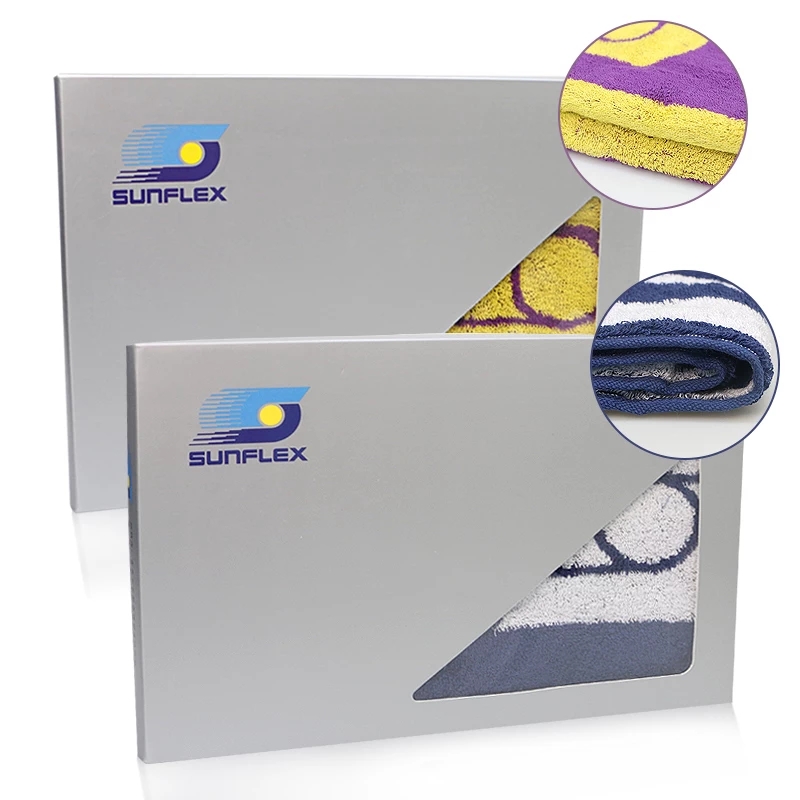 Pure cotton table tennis sweat towels SUNFLEX Germany sunshine lengthened professional sports towels Two colors optional