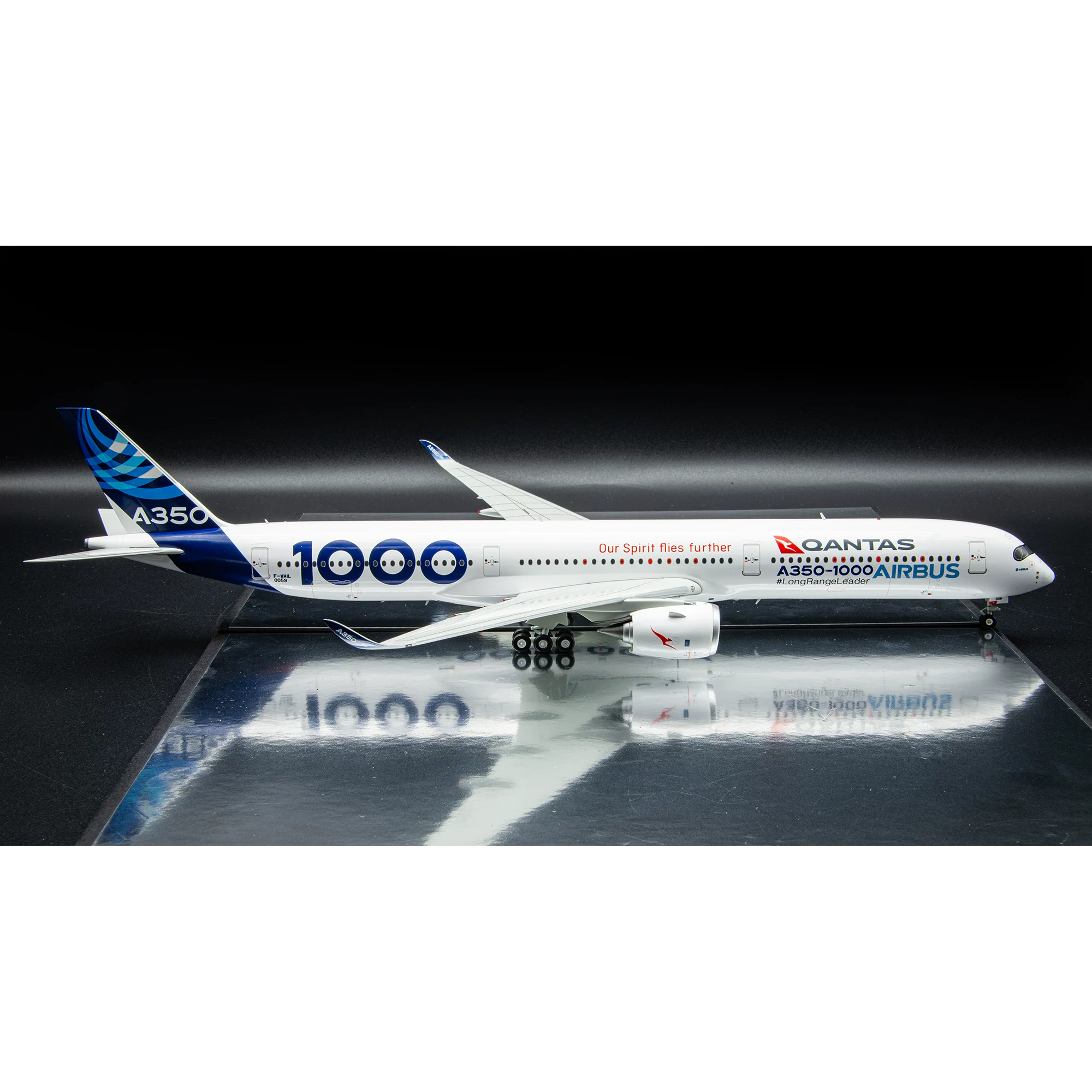 Модель самолета Airbus A350-1000 в масштабе 1:200, коллекционная фигурка JCwings, Австралийская памятная роспись