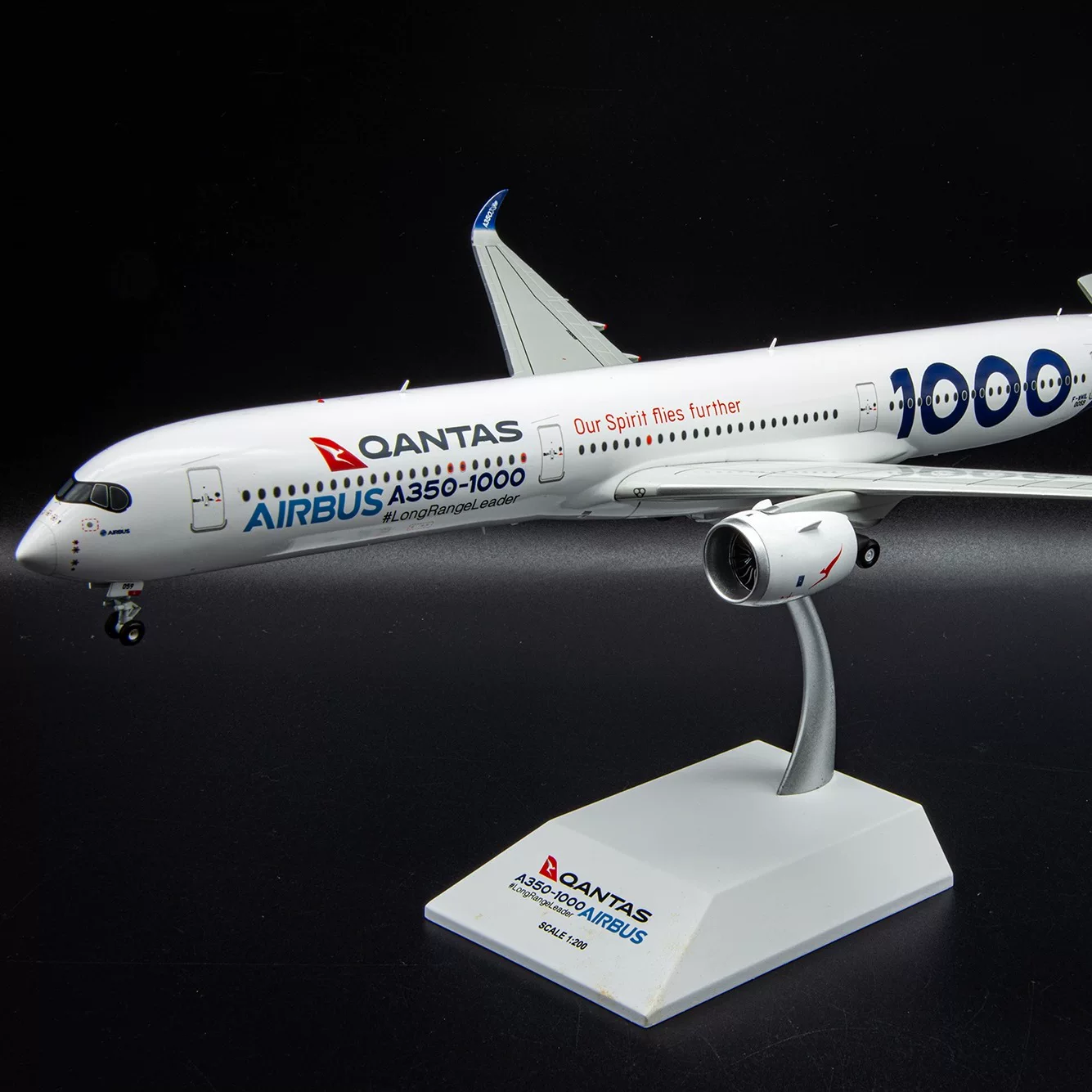 Модель самолета Airbus A350-1000 в масштабе 1:200, коллекционная фигурка JCwings, Австралийская памятная роспись
