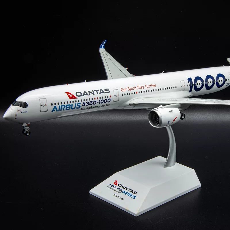 Модель самолета Airbus A350-1000 в масштабе 1:200, коллекционная фигурка JCwings, Австралийская памятная роспись