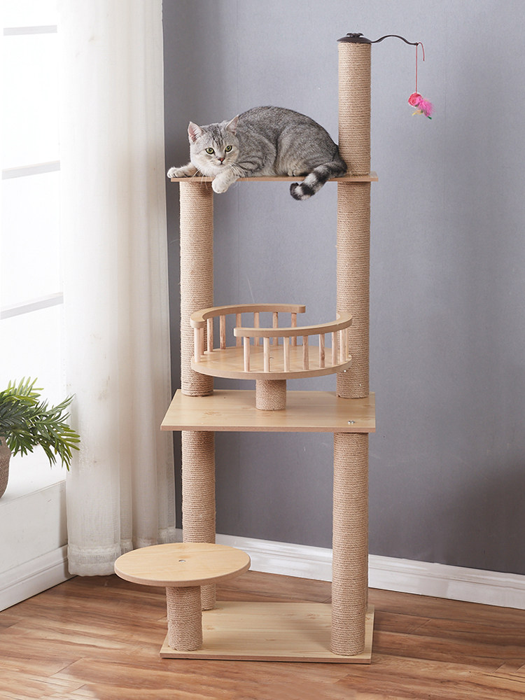 [USD 23.93] Sword Cat Climbing Rack Cat Nest Cat Tree Integrated Space ...