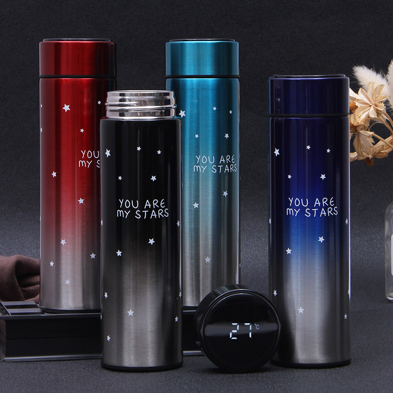 Cup custom advertising gift custom insulation cup printing smart temperature water cup lettering warm cup fashion tea cup