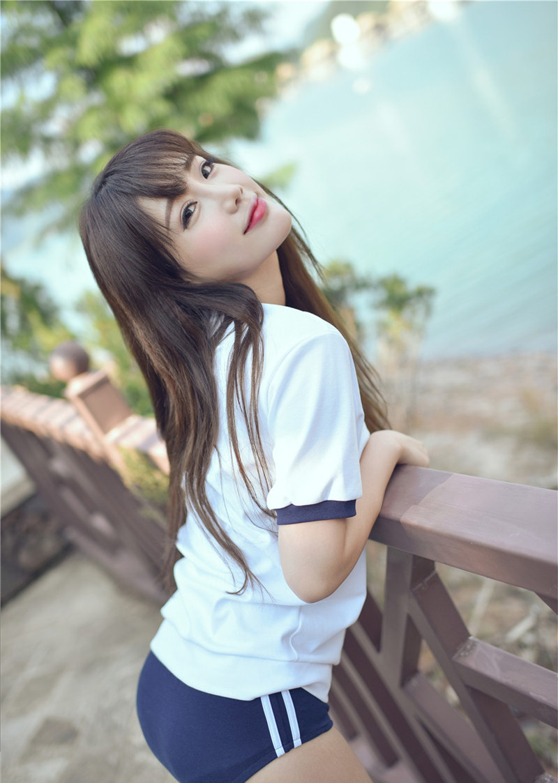 Japanese School Uniform Gym Sportwear Tshirt Shorts Cosplay Costume