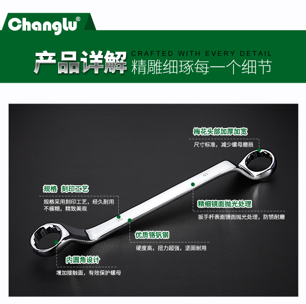 Cờ lê đôi đầu kính bảng công cụ sửa chữa tự động 7-10-15-18-22-30-34-41mm - Dụng cụ cầm tay