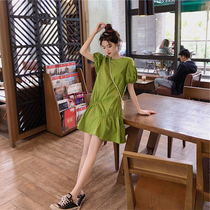 2020 new womens dress French style small crowdflower supersenswomens first love goddess Fan temperament even dress child Xia