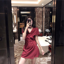 2020 The new womens clothing retro handsome wear a hitch to the top of the Fairys Department of Frosty Wind senior sensation Lionclad womens spring