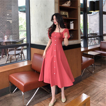 2020 new womens dress French style small crowdflower supersenswomens first love goddess Fan temperament even dress child Xia