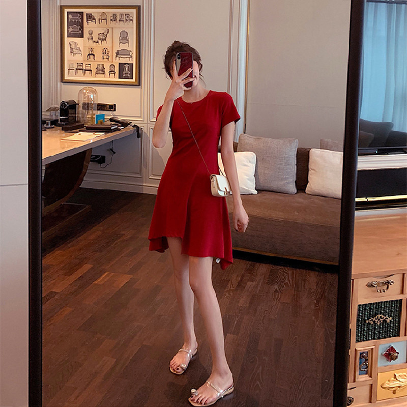 2021 new women's French niche bellflower super fairy forest first love goddess Fan temperament dress children's summer