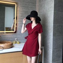 2020 new womens dress French style small crowdflower supersenswomens first love goddess Fan temperament even dress child Xia