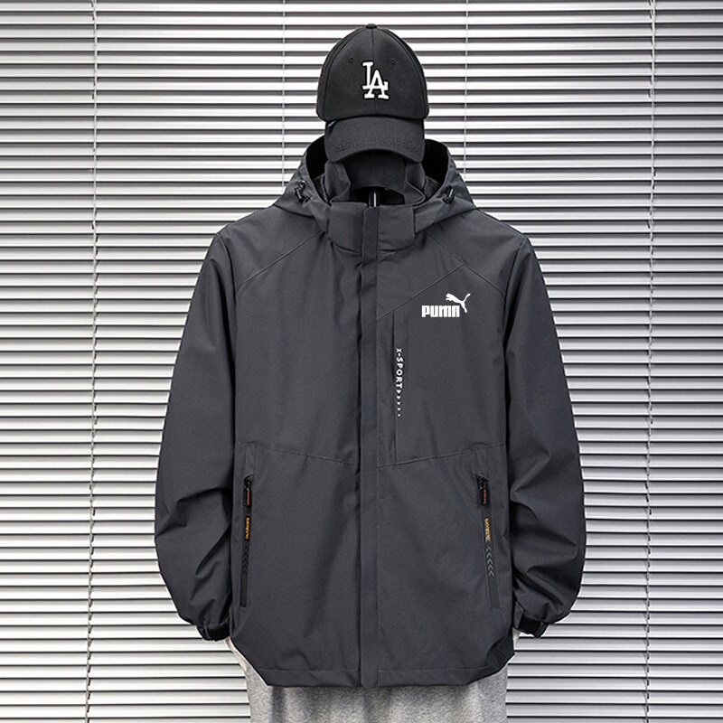 Outlet Store Men's Jacket Autumn 2026 New Style Windbreaker American Trendy Windproof Sports Waterproof Large Size Jacket Outlet Store Men's Jacket Autumn 2026 New Style Windbreaker American Trendy Windproof Sports Waterproof Large Size Jacket