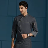 Отель и ресторан шеф -повара Рабочая одежда длинная -накаленная униформа после киосков, кухонная одежда, одежда в столовой