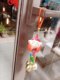 Lucky cat ceramic small wind chime hanging decoration door bell entering the door wind bell pendant hanging door shop opening reminder bell