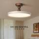 Bedroom Study Ceiling Lamp, Antique Style Walnut Color Full Spectrum Eye Protection Floating Lamp, Personalized Retro Lamp