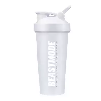 600ML shaking Cup classic White buy one get one free gift