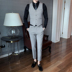 Suit nam phù hợp với đám cưới Phiên bản Hàn Quốc của trang phục tự trồng kinh doanh Anh gió chú rể đẹp trai phù hợp với trang phục phù hợp với nam - Suit phù hợp thoi trang nam Suit phù hợp