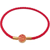 Титановая стальная пряжка веревки 3 мм Зодиаак Благословение Кожаная веревка Милана веревочная пряжка Золотая пряжка