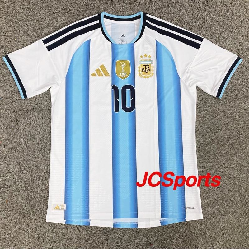 Argentina 26 World Cup Official Authentic Messi Player Special Edition Home Short-Sleeved Jersey Kh3934