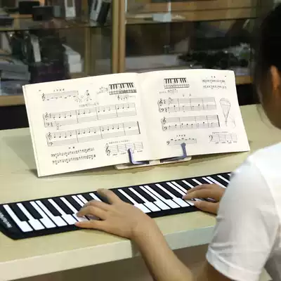  Portable FOLDING sheet music stand Hand-ROLLED piano sheet music stand Piano Desktop reading stand Reading stand IPAD tablet stand Sheet music stand