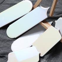 Handmade brick bright long strip Magic small white brick Nordic fan brick bathroom tile kitchen restaurant bar feather brick