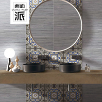 European style vintage tiles 300x300 balcony floor tiles background wall tiles kitchen waist line bathroom wall tiles