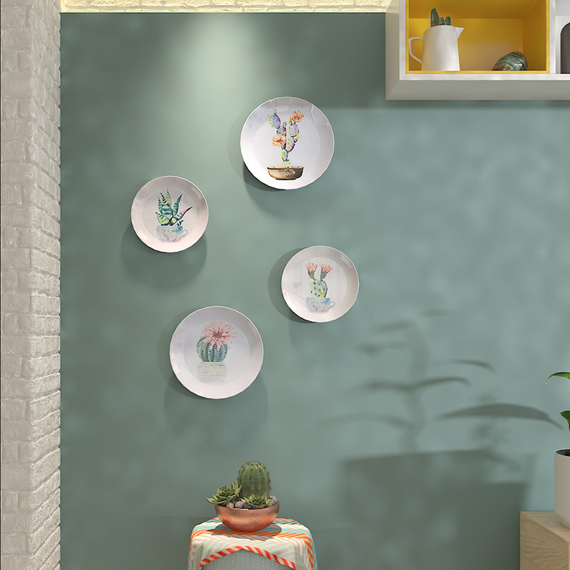 Nordic Style Little Fresh Home Decorations Living-room Dining Hall Wall Decoration Pendant Genguan Wall Decorative Plate