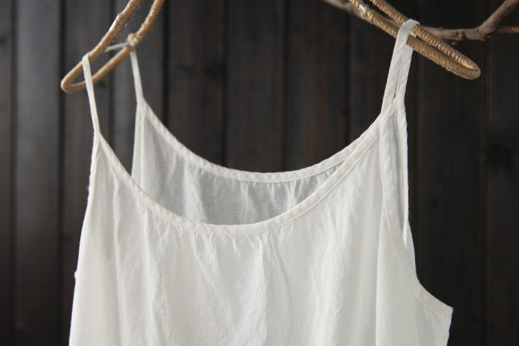 Tây thiếu ánh sáng đa năng văn chương và phần dài của chiếc váy cotton cotton mùa hè của phụ nữ lót váy mới - Sản phẩm HOT đầm suông trung niên