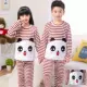 Mùa thu và mùa đông Bộ đồ ngủ trẻ em 8 tuổi 10 tuổi đặt flannel bé trai và bé gái bộ nỉ nữ mùa đông