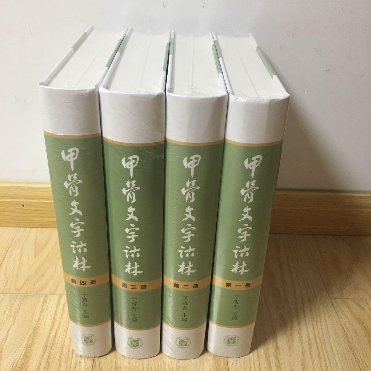甲骨文字诂林中华书局全4册套装全新正版原封