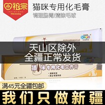 (Xinjiang)New pet Zhikang Cat hair cream 125g hair ball cream into young cats Pet spit hair balls