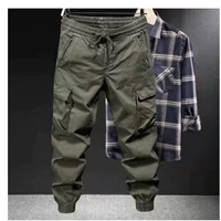 Зеленые эластичные штаны