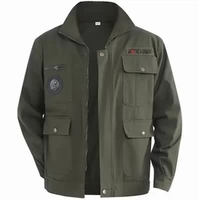 Чистый хлопковый военный зеленый вершина [анти-скальд]