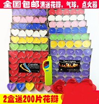 520 Table White Courselove Creative Rose Plan Romantic Birthday Candle Loving Shaped Little Candle Courted Wedding Props Arrangement