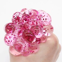 Soft Quirky Decompression Ball Vent Ball Decompression Toy Knead Cutico Cute Children Holding Yellow Pressure Ball Grape Pinching