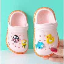 Childrens slippers summer cartoon baby male hole shoes female cartoon bee EVA rubber baby sandals