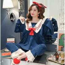 Pajamas Ladies Spring and Autumn long sleeves autumn and winter fugitive princess Korean students can wear home clothes summer suits