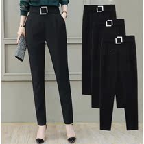 2021 summer new fashion foreign style big size pants children loose slim high waist elastic casual suit Haren pants