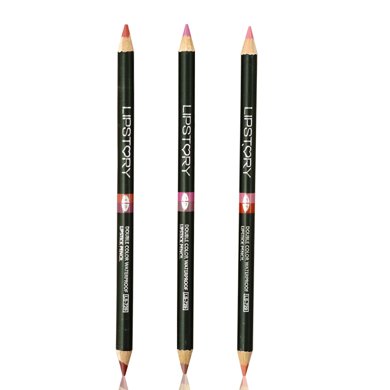 Lip color Story hai màu lip liner chính hãng không thấm nước không đánh dấu bền màu nude cắn môi trang điểm môi son môi bút chì son bút chì mamonde màu 20