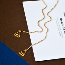 Underwear shoulder strap metal adjustable underwear Belt metal sequin wave chain underwear bandwidth hook simple European and American style