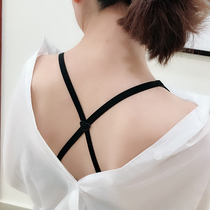 (Buy 2 get 1)2019 new non-slip shoulder strap cross beautiful back chest strap underwear strap underwear heart-shaped love cross strap