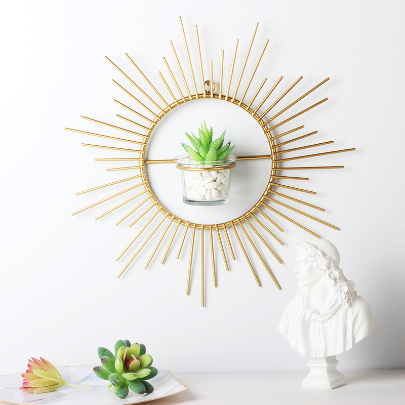 Nordic in Living Room Bedroom Wall-Hanging Decoration Creative Net Red Simulation Multi-meat Pot Hanging