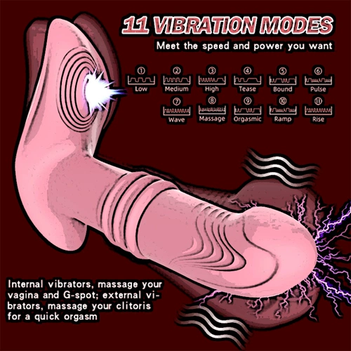 Толкающая женская дилдо износа вибраторные секс -игрушки для женщин CLI
