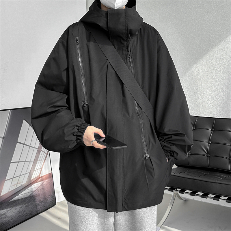 Sangyan Three-In-One Jacket for Men, Spring and Autumn Windproof and Waterproof Outdoor Jacket, Youth Men's Sports Top