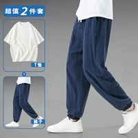 Тибетская синяя модель ног+белая t -манатья