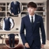 Bộ đồ vest nam thanh niên phiên bản Hàn Quốc của bộ đồ ba mảnh đẹp trai tự tu