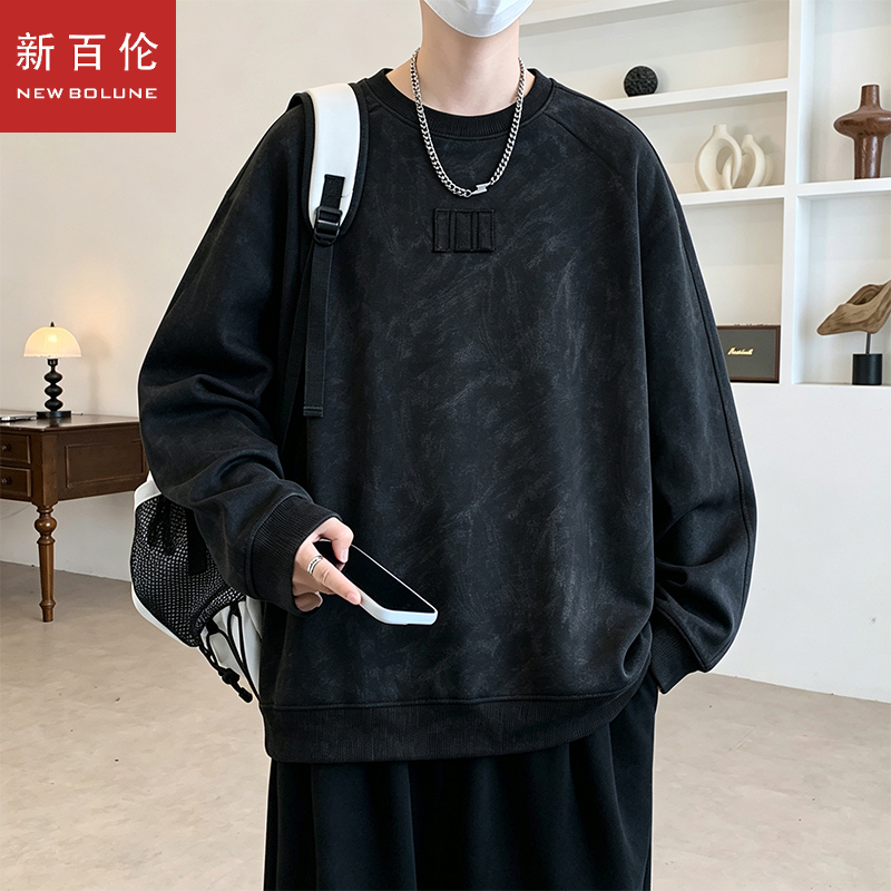 New Balance 2026 Autumn New Style Raglan Sleeve Tie-Dye Crewneck Sweatshirt for Men, Loose Fit Versatile Long Sleeve Base Shirt Top New Balance 2026 Autumn New Style Raglan Sleeve Tie-Dye Crewneck Sweatshirt for Men, Loose Fit Versatile Long Sleeve Base Shirt Top