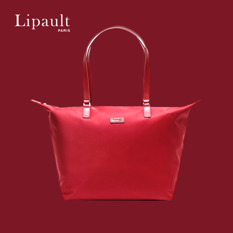 Lipault Single Shoulder Leisure Pack Woman Fashion Single Shoulder Pack Texture Large Bag Tot Pack P51
