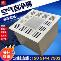 QS Certified Air Self-Purifier Decontamination Workshop zj600 800 Dustless Room FFU High Efficiency Filter Ceiling Type