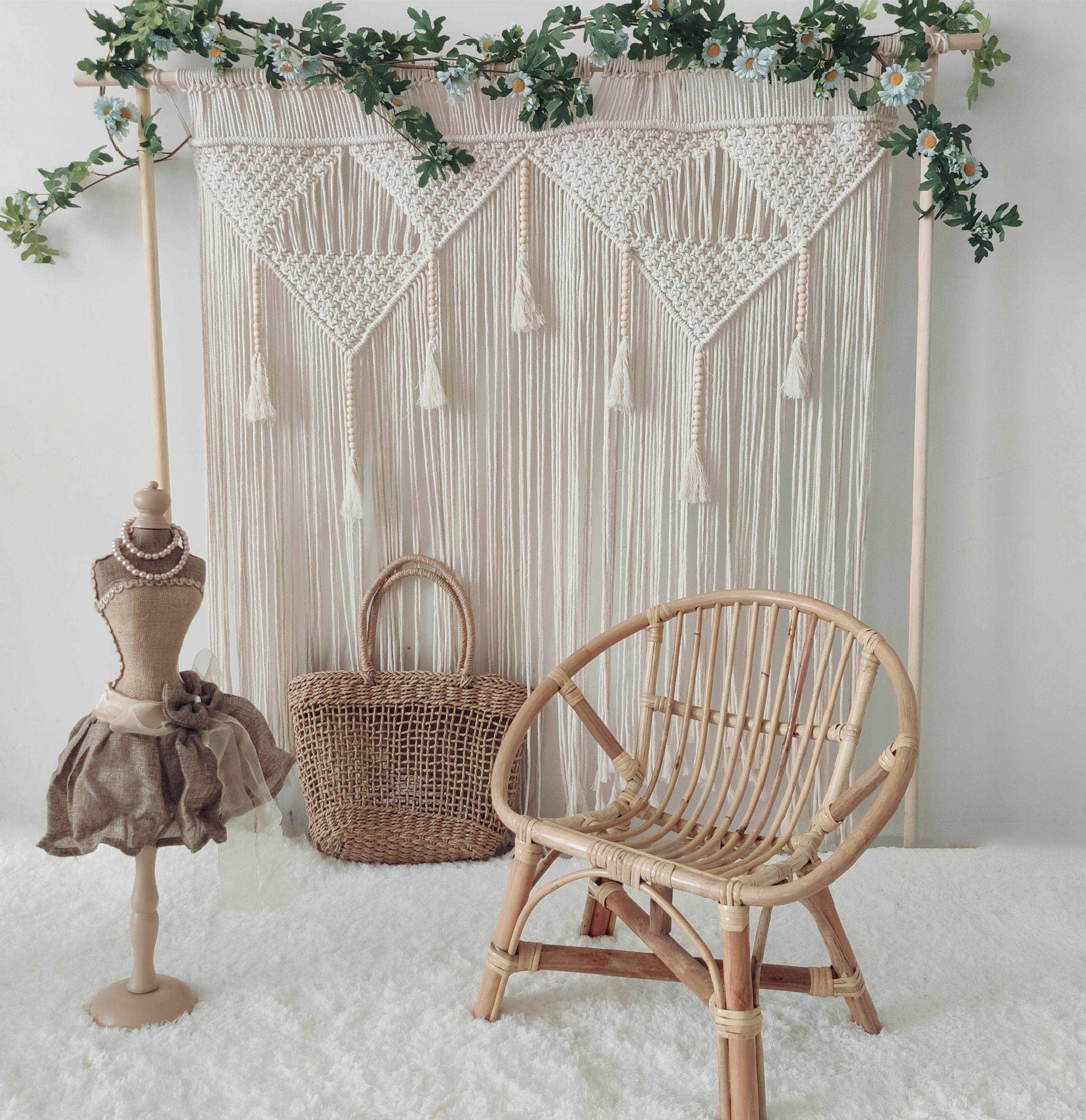 INS Nordic Wind Days Department Athlete Garden Style Children's Creative Subject Real-life Props Photogrammed Photo Swing