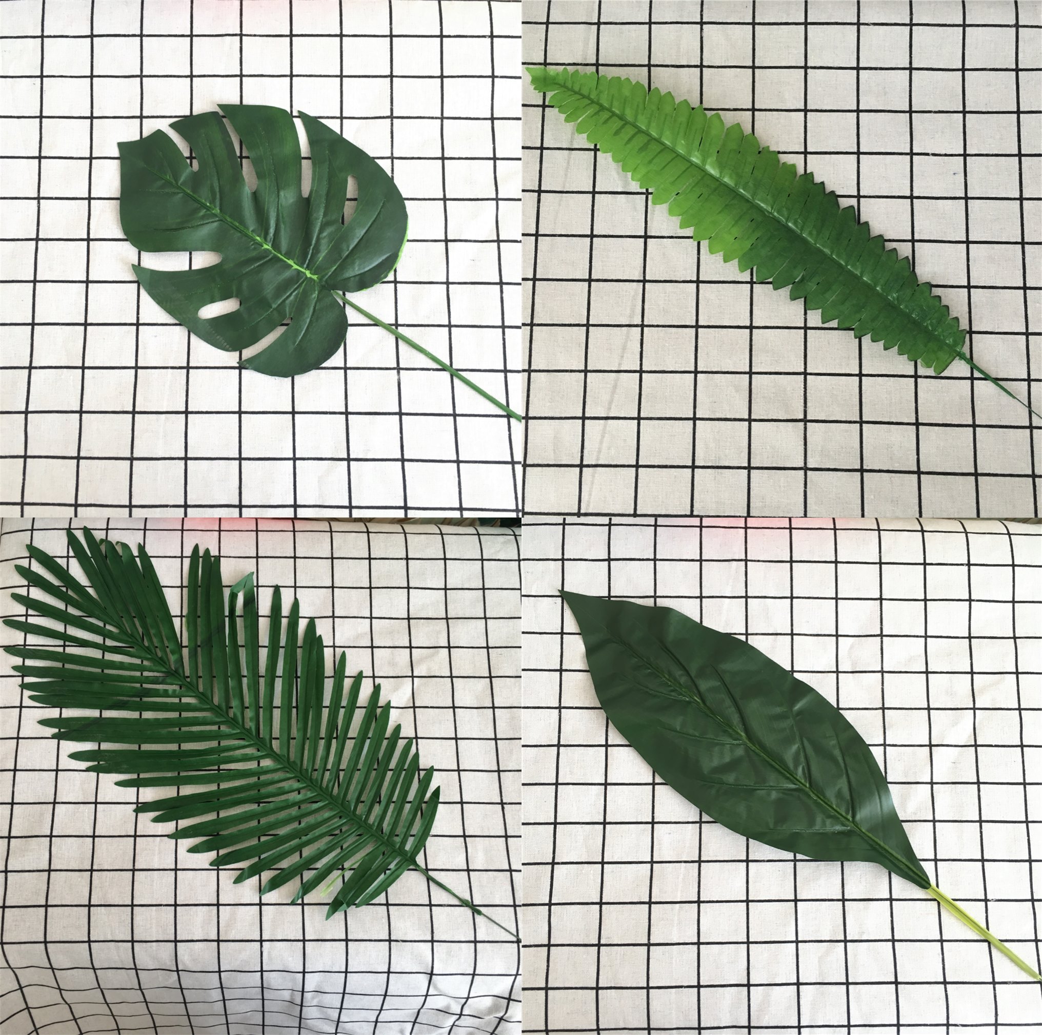 New Photography Photographic Props Simulation Plant Tropical Coconut Tree Leaves brief cute little fresher Vera leaf decoration