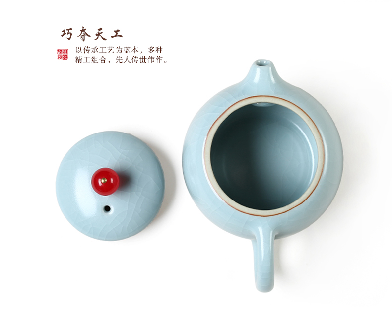 ZongTang to yet your up ceramic tea set little teapot bag mail on your porcelain kung fu tea tea teapot 's beauty